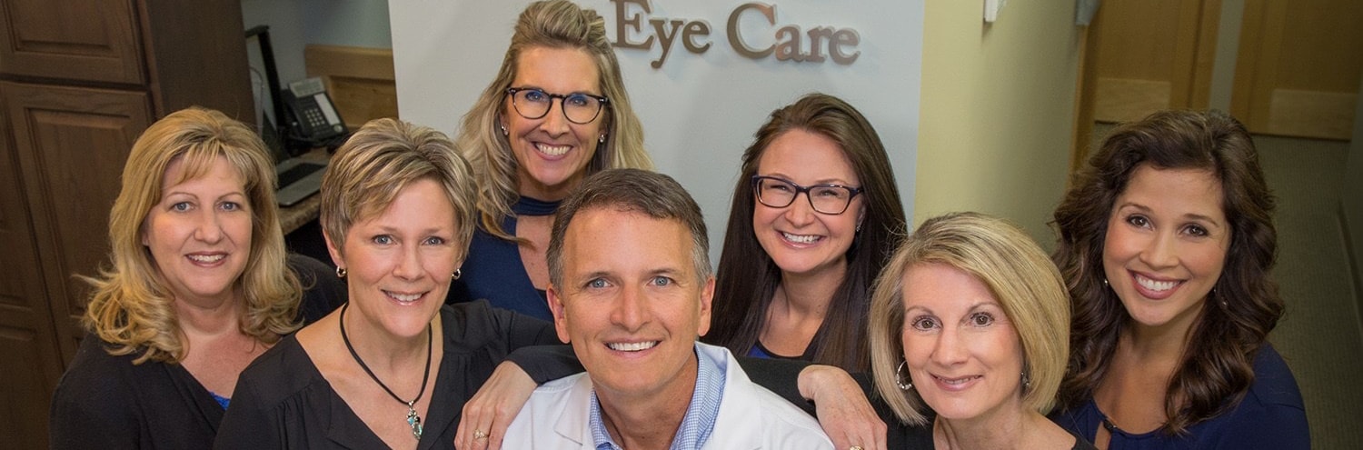 The Stites Eye Care staff posing at the office